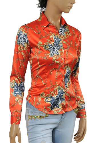 GUCCI Ladies'Button Up Dress Shirt #297 - Click Image to Close