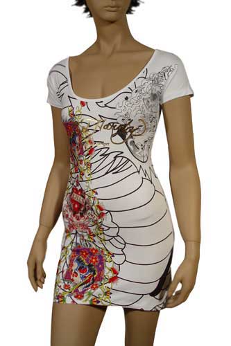 Ed Hardy by Christian Audigier Lady's Short Sleeve Dress #12 - Click Image to Close
