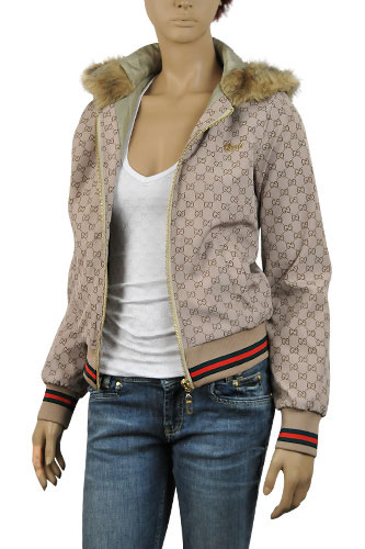 GUCCI Ladies Hooded Jacket #84 - Click Image to Close