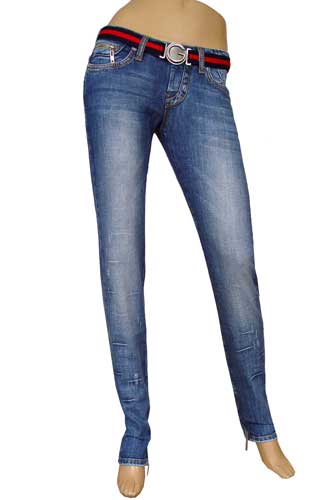 GUCCI Ladies Jeans With Belt #32 - Click Image to Close
