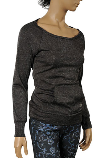 ROBERTO CAVALLI Ladies' Knit Long Sleeve Top #273 - Click Image to Close