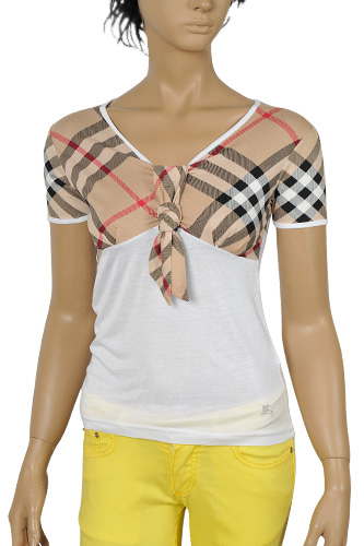 BURBERRY Ladies Short Sleeve Tee #54 - Click Image to Close