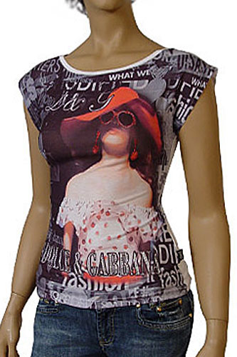 DOLCE & GABBANA Ladies Short Sleeve Top #130 - Click Image to Close