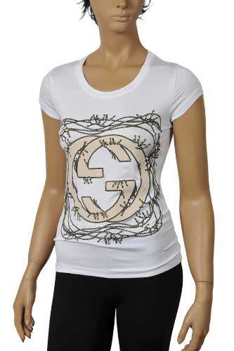 GUCCI Ladies Short Sleeve Tee #122 - Click Image to Close
