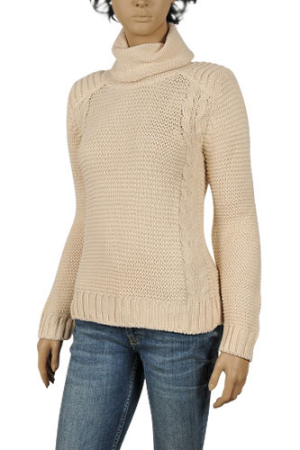 DOLCE & GABBANA Ladies Turtle Neck Knitted Sweater #195 - Click Image to Close