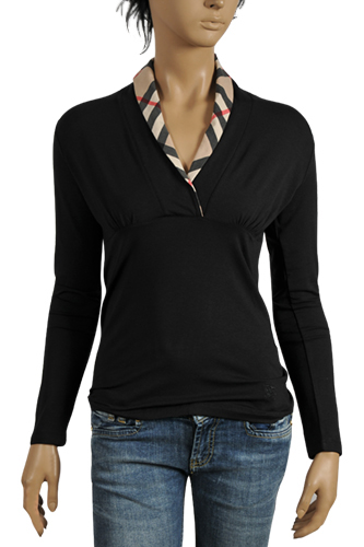 BURBERRY Ladies Long Sleeve Top #117 - Click Image to Close