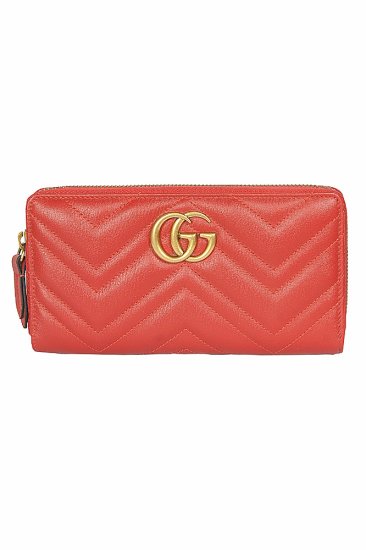 GUCCI Broadway Leather Clutch with Double G 54 - Click Image to Close