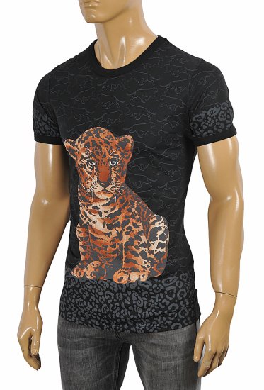 DOLCE & GABBANA T-Shirt with leopard print #252 - Click Image to Close