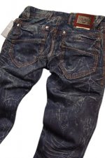 EMPORIO ARMANI Mens Crinkled Jeans #90