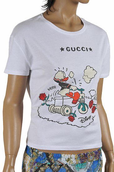 Disney x Gucci Donald Duck T-shirt, Women 308 - Click Image to Close