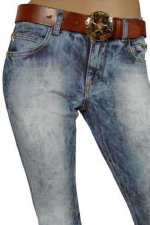 GUCCI Lady's Jeans With Belt #7