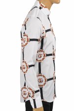 GUCCI men's dress shirt with logo print 408