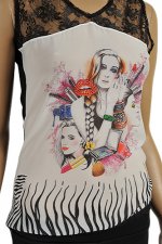 ROBERTO CAVALLI Ladies' Sleeveless Top #78