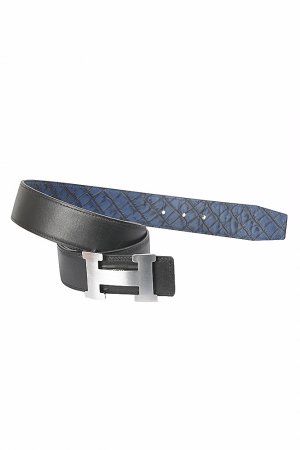 HERMES Men's Reversible Leather Belt 73