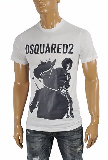 DSQUARED Men's T-Shirt with front print 11 - Click Image to Close