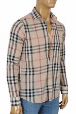 BURBERRY Men's Long Sleeve Dress Shirt 247