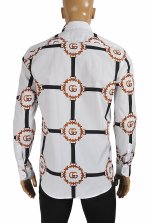 GUCCI men's dress shirt with logo print 408