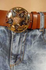 GUCCI Lady's Jeans With Belt #7