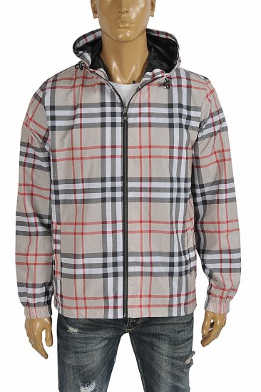 BURBERRY Men's windbreaker hooded jacket 55 - Click Image to Close