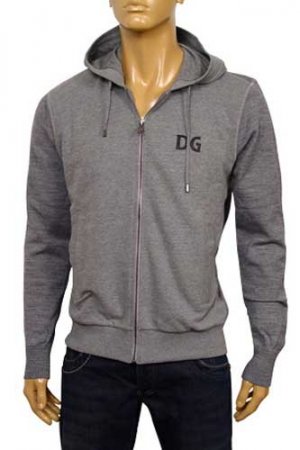 DOLCE & GABBANA Cotton Hoodie With Zipper #282