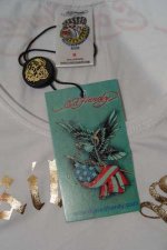 ED HARDY by Christian Audigier Multi Print Lady's Tee #22