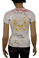 ED HARDY by Christian Audigier Multi Print Lady's Tee #22
