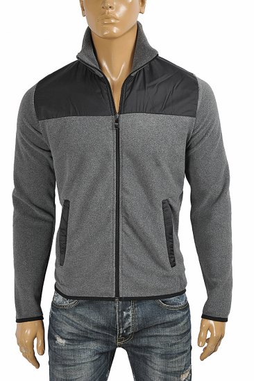 PRADA men's fleece fool-zip jacket 40 - Click Image to Close