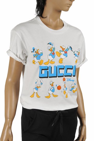 DISNEY x GUCCI Women's Donald Duck T-shirt 297 - Click Image to Close