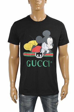 GUCCI men's T-shirt with front vintage logo 281