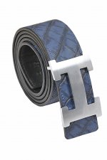 HERMES Men's Reversible Leather Belt 73