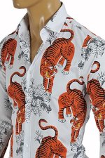 GUCCI Men's Tiger Dress Shirt #370