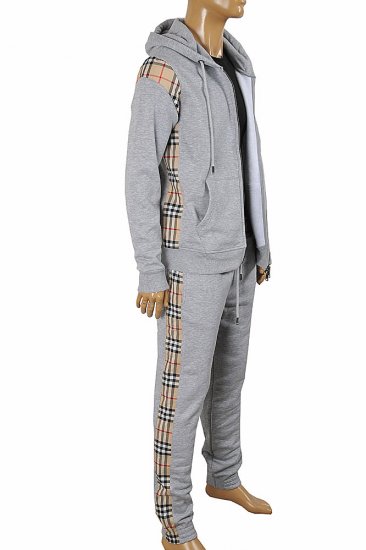 BURBERRY Men Tracksuit In Gray 62 - Click Image to Close