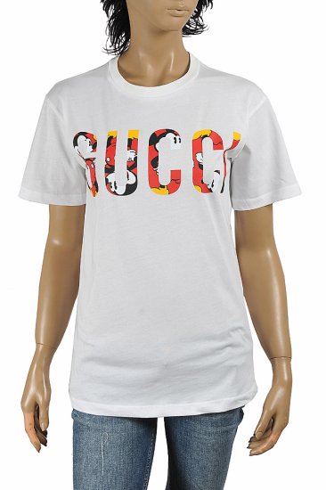 Disney x Gucci oversize T-shirt, women's, cotton 269 - Click Image to Close
