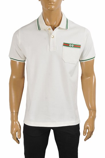 GUCCI Men's cotton polo 422