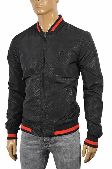 gucci leather jacket mens price