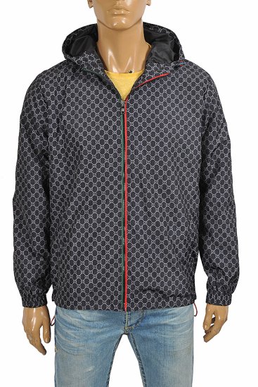 Gucci GG men's windbreaker hooded jacket 174 - Click Image to Close