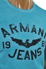 ARMANI JEANS Men's Crewneck Short Sleeve Tee #82