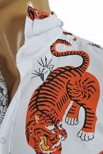 GUCCI Men's Tiger Dress Shirt #370