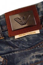 EMPORIO ARMANI Mens Crinkled Jeans #90