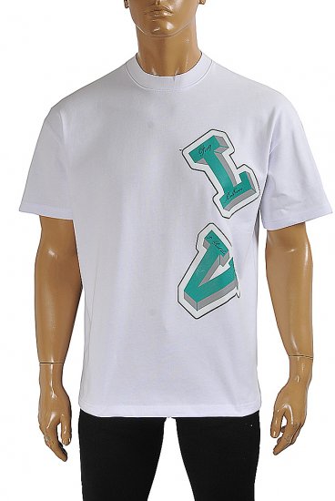 LOUIS VUITTON men's monogram print t-shirt 20 - Click Image to Close