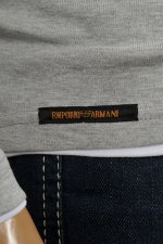 EMPORIO ARMANI Men's Cotton Long Sleeve Shirt #214