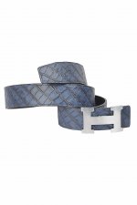 HERMES Men's Reversible Leather Belt 73