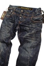 EMPORIO ARMANI Mens Crinkled Jeans #90