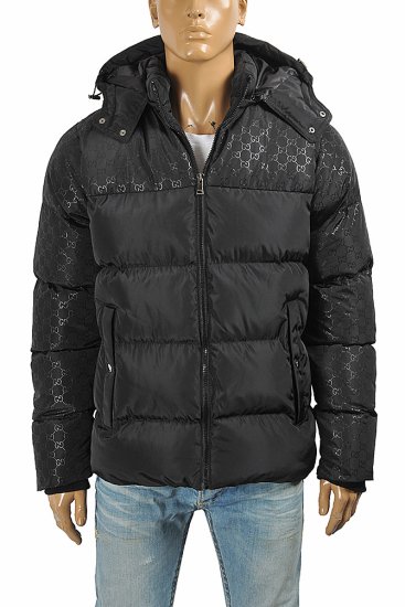 GUCCI GG Warm Jacket With Removable Hood 192 - Click Image to Close