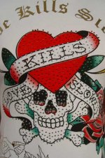 ED HARDY by Christian Audigier Multi Print Lady's Tee #22
