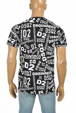 DSQUARED2 Men's logo sticker print t-shirt 15