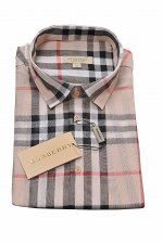BURBERRY Men's Long Sleeve Dress Shirt 247