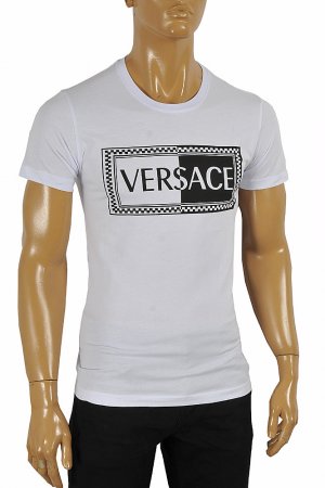 VERSACE men's cotton t-shirt with print 111