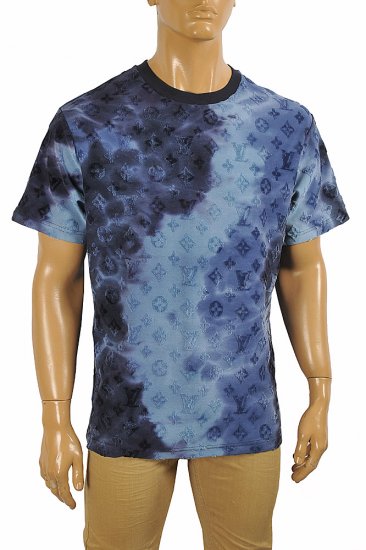 LOUIS VUITTON men's monogram embroidery t-shirt 5 - Click Image to Close