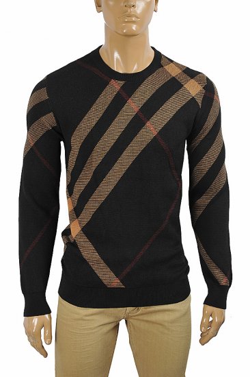 BURBERRY Men's Round Neck Knitted Sweater 292 - Click Image to Close